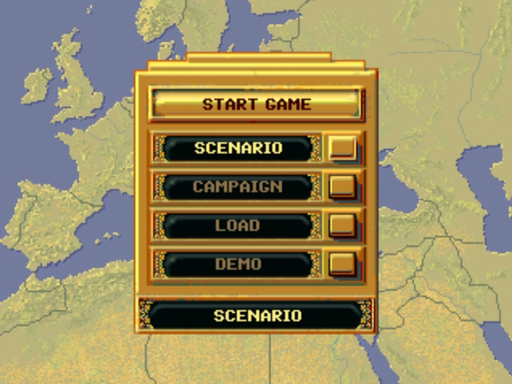 Panzer General title screen for 3DO